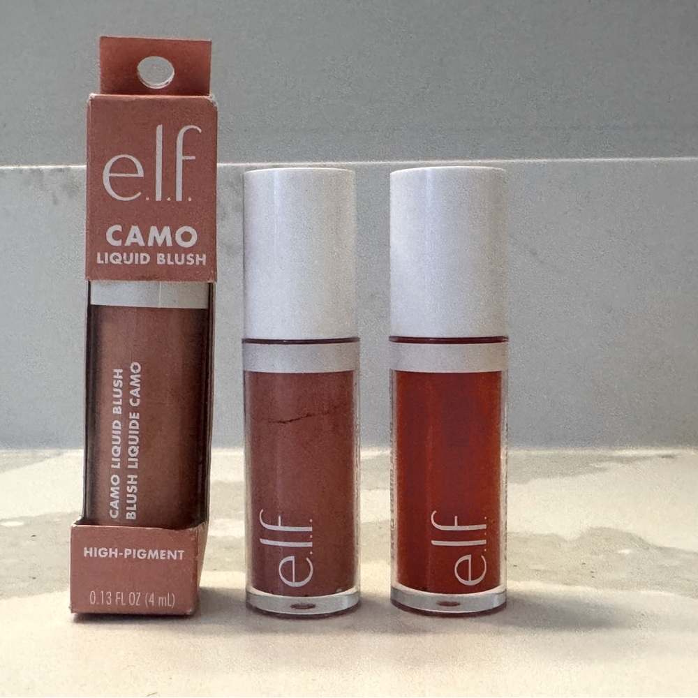 Lot of 3 elf Camo Liquid Blush Gorg Orange, Dusty Rose, Peach Perfect